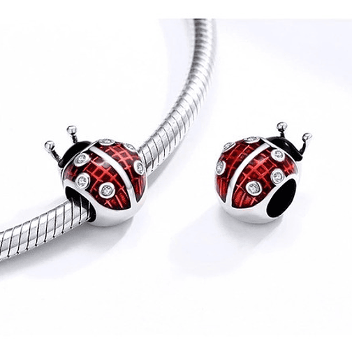 Charm Chinita Roja Plata 925 4