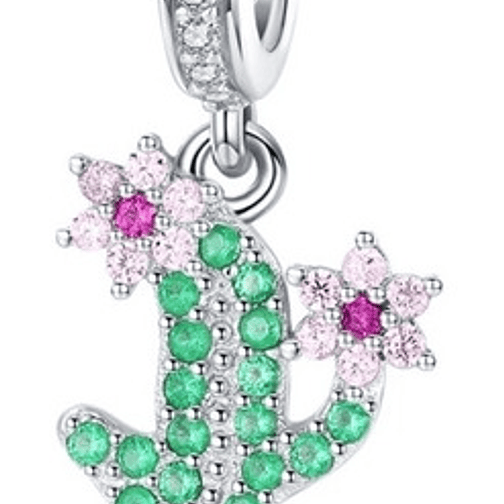 Charm Cactus Colgante Plata 925 1
