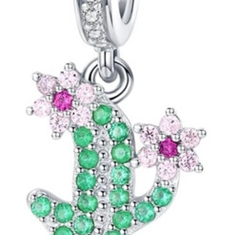 Charm Cactus Colgante Plata 925 1