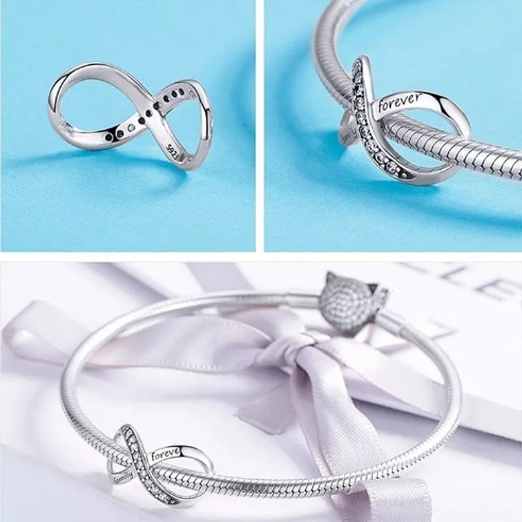 Charm Infinito Plata 925 3