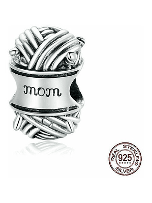 Charm Lana Tejido Plata 925