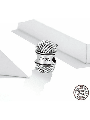 Charm Lana Tejido Plata 925