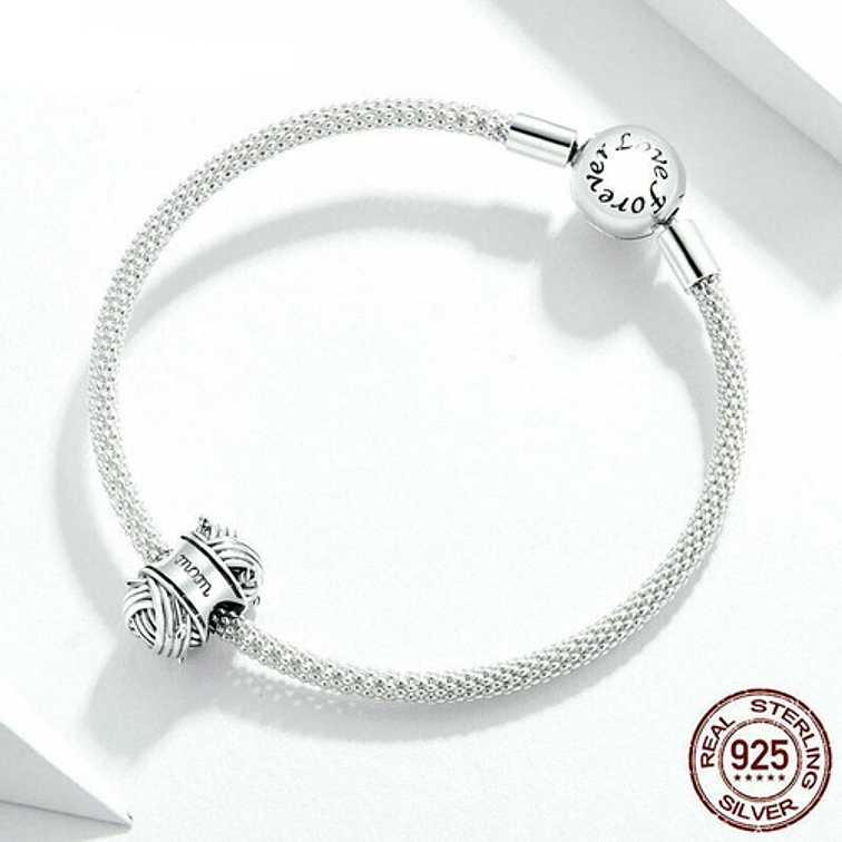 Charm Lana Tejido Plata 925 4