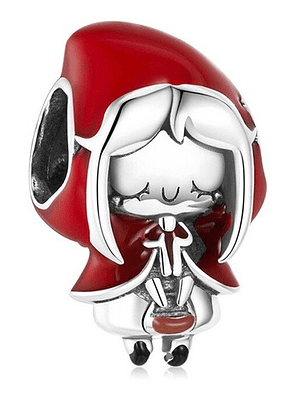Charm Caperucita Roja Plata 925