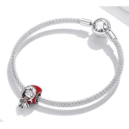 Charm Caperucita Roja Plata 925 3
