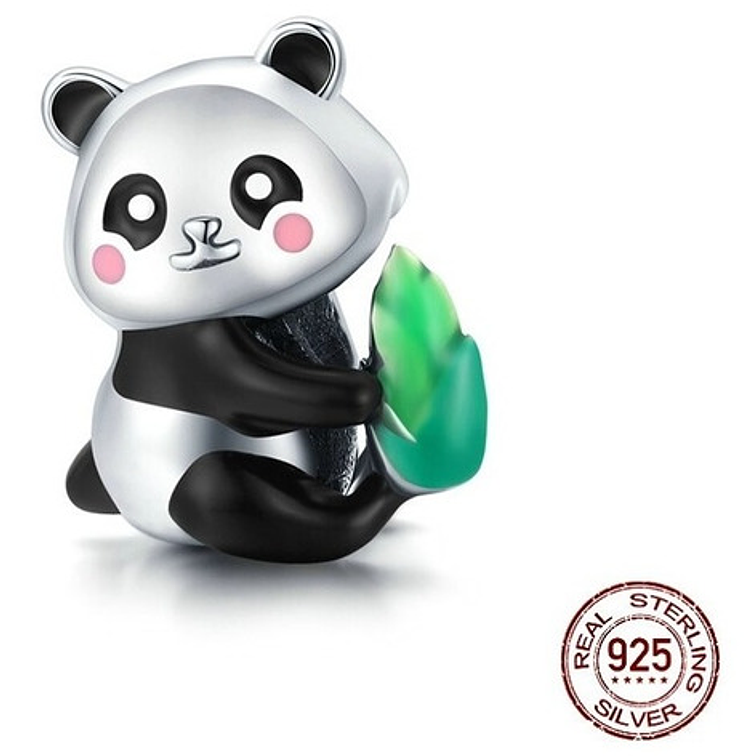 Charm Oso Panda Plata 925 1
