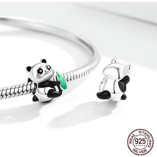 Charm Oso Panda Plata 925 2