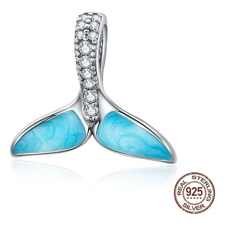 Charm Cola de Sirena Plata 925 1