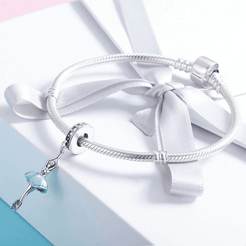 Charm Bailarina Ballet Plata 925 2