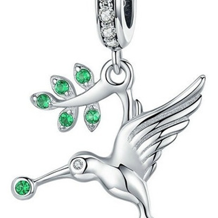 Charm Colibri Picaflor Plata 925 1