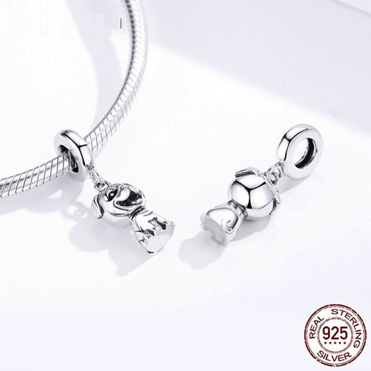 Charm Perrito Plata 925 3