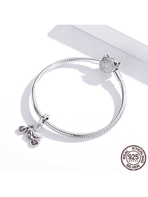 Charm Motocicleta Plata 925