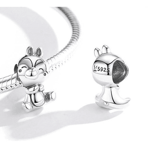 Charm Ardilla Peluche Plata 925 3