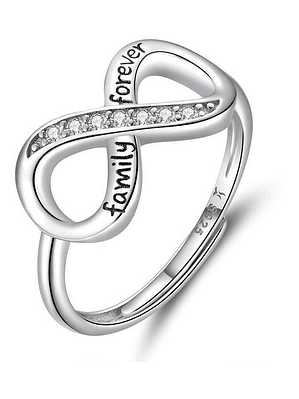 Anillo Infinito Plata 925
