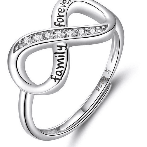 Anillo Infinito Plata 925 1