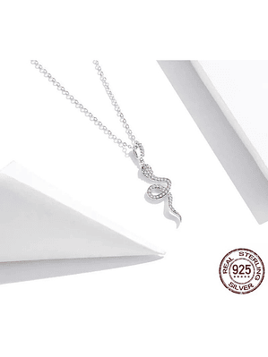 Collar Serpiente Plata 925