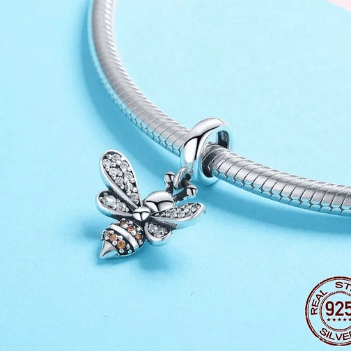 Charm Abeja Plata 925 3