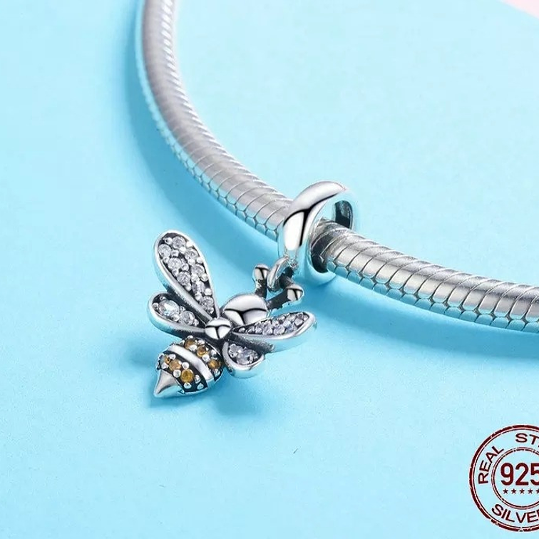 Charm Abeja Plata 925 3