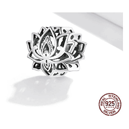 Charm Flor de Loto Plata 925