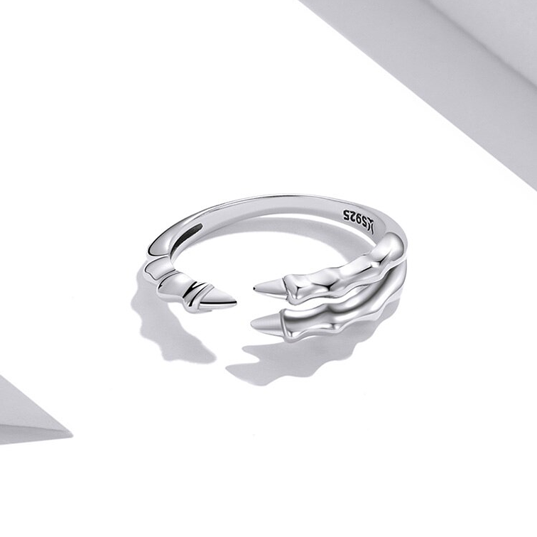 Anillo Garras Plata 925 2