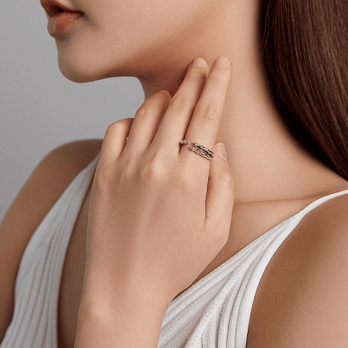 Anillo Garras Plata 925 3