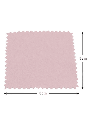 10 Paños Rosados Para Pulir O Limpiar Joyas Plata Y Oro