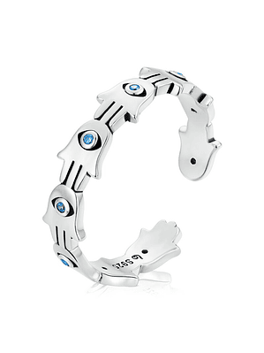 Anillo Mano De Fatima Plata 925