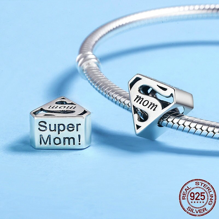Charm Super Mom Plata 925 3