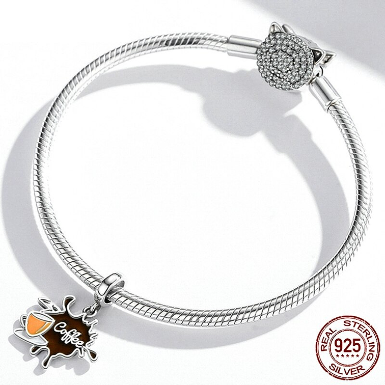 Charm Cafe Coffe Plata 925 3