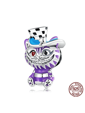 Charm Gato Mágico Plata 925