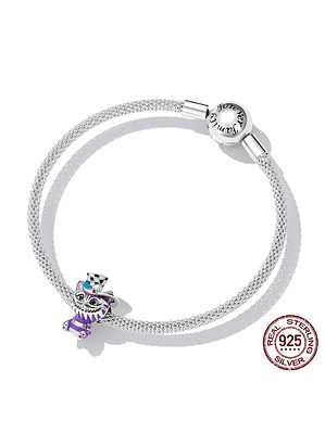 Charm Gato Mágico Plata 925