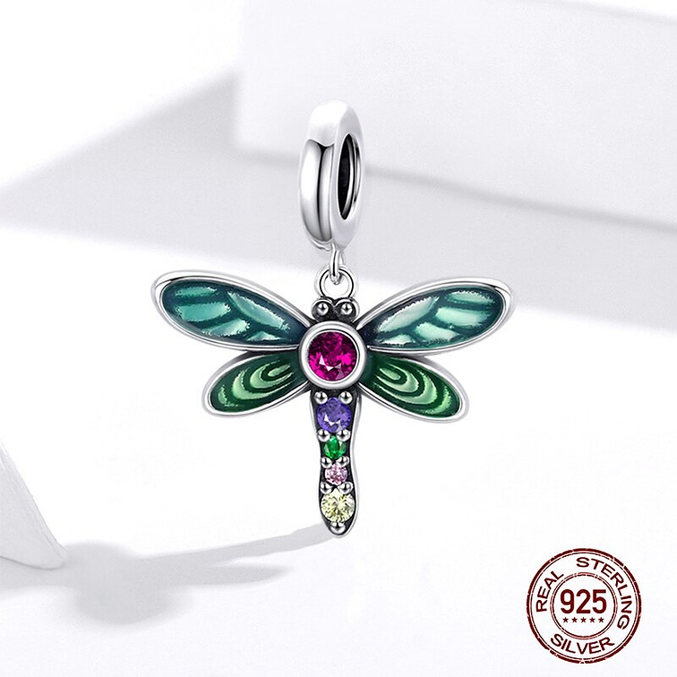 Charm Libélula Brillante Plata 925 1