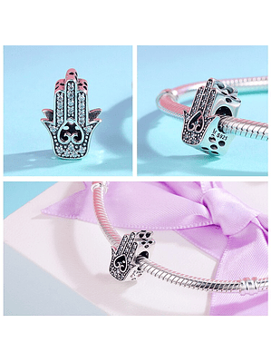 Charm Mano De Fatima Plata 925
