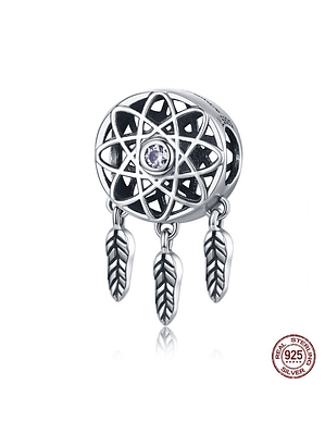 Charm Atrapasueños Redondo Plata 925