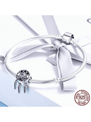 Charm Atrapasueños Redondo Plata 925