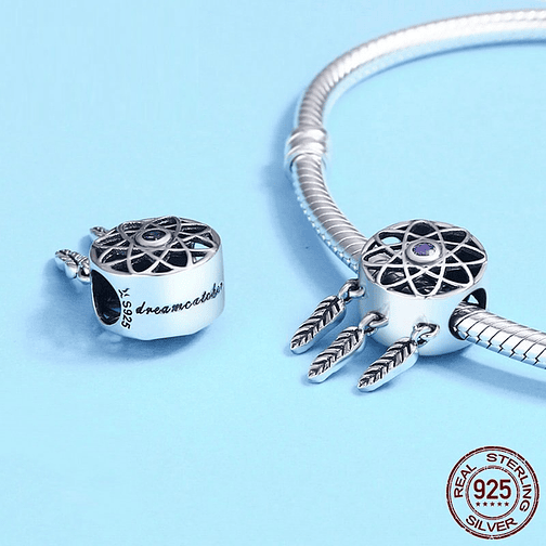 Charm Atrapasueños Redondo Plata 925 3