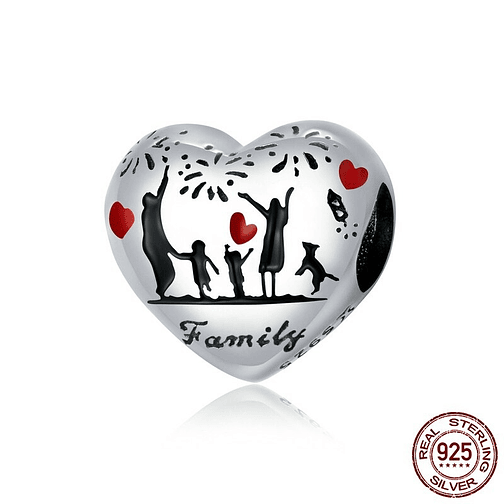 Charm Familia Feliz Plata 925 1