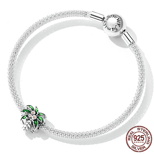 Charm Palmera Plata 925 3