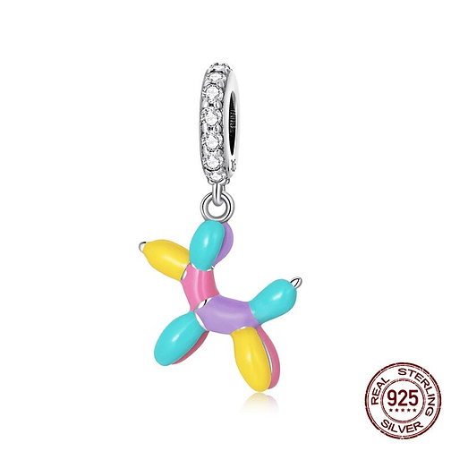 Charm Globo De Perrito Plata 925 1