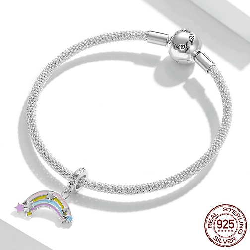 Charm Arcoiris Plata 925 3