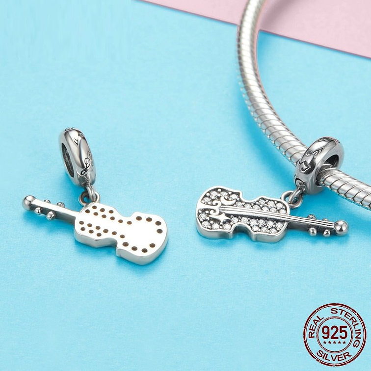 Charm Violin Plata 925 2