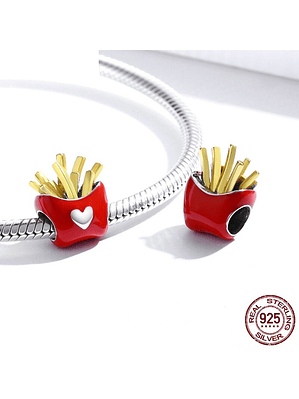 Charm Papas Fritas Plata 925