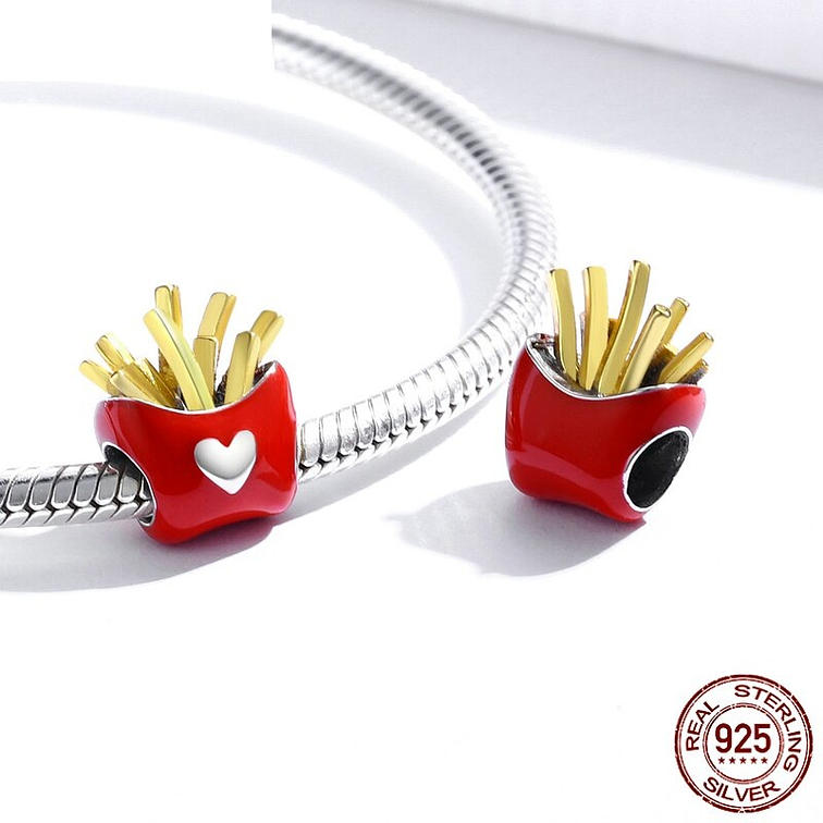 Charm Papas Fritas Plata 925 2