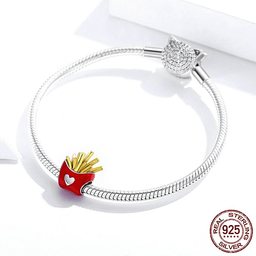 Charm Papas Fritas Plata 925 3