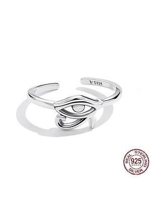 Anillo Ojo De Horus Plata 925