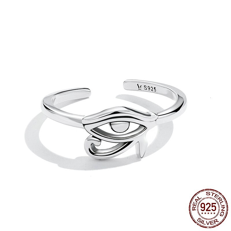 Anillo Ojo De Horus Plata 925 2