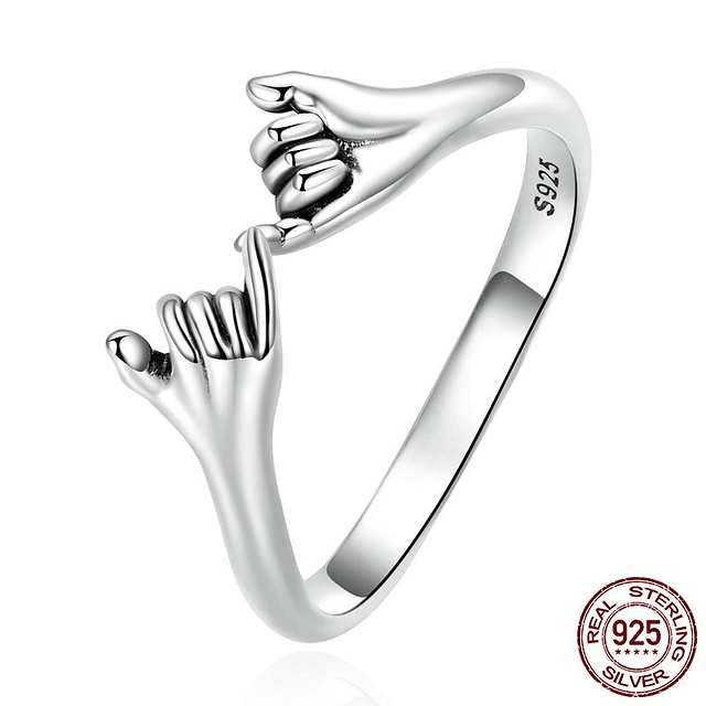 Anillo Promesa Compromiso Plata 925