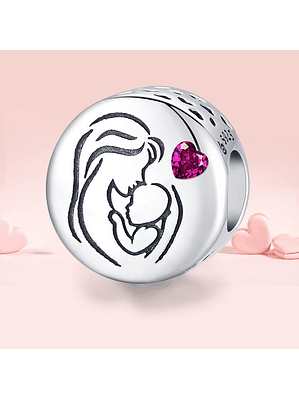 Charm Madre y Bebé Plata 925
