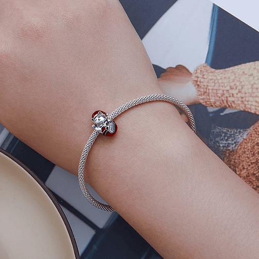 Charm Gato Navideño Plata 925 3