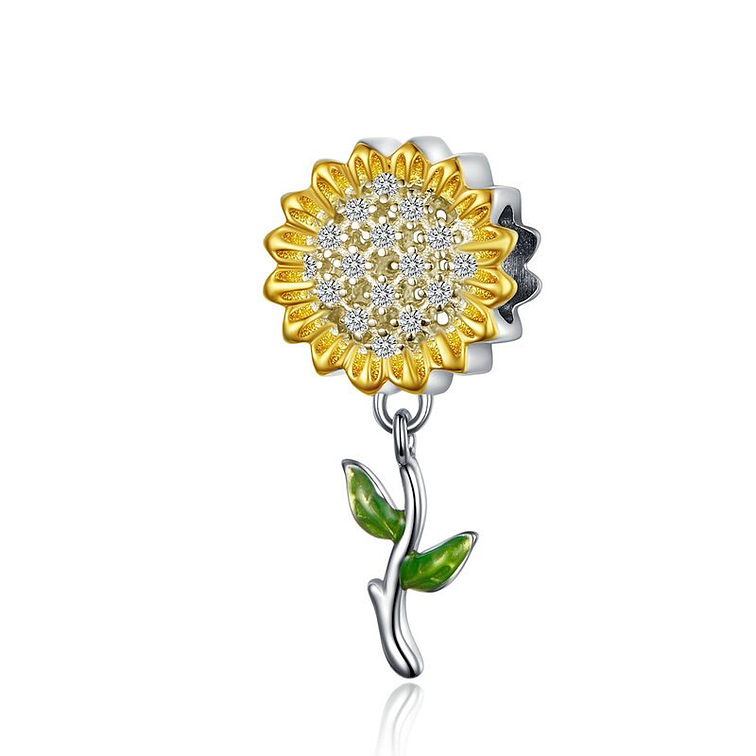 Charm Girasol Plata 925 1